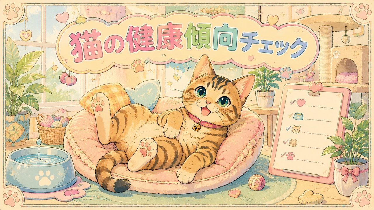 猫の健康傾向チェック