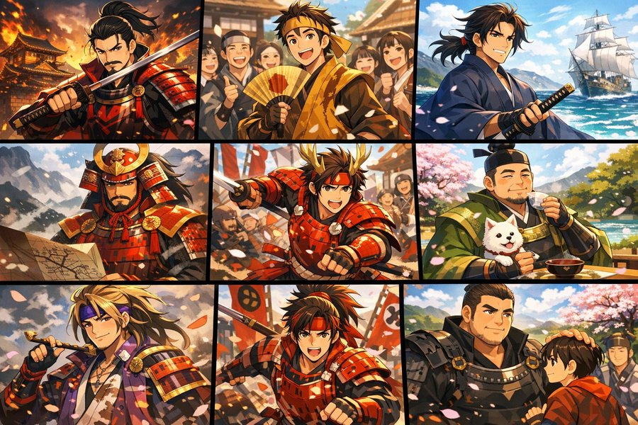 戦国犬占い キャラクター一覧