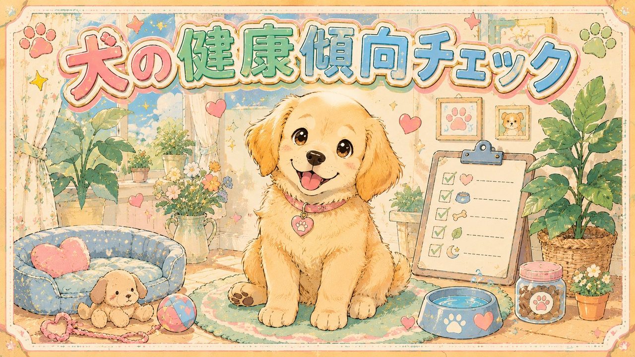 犬の健康傾向チェック