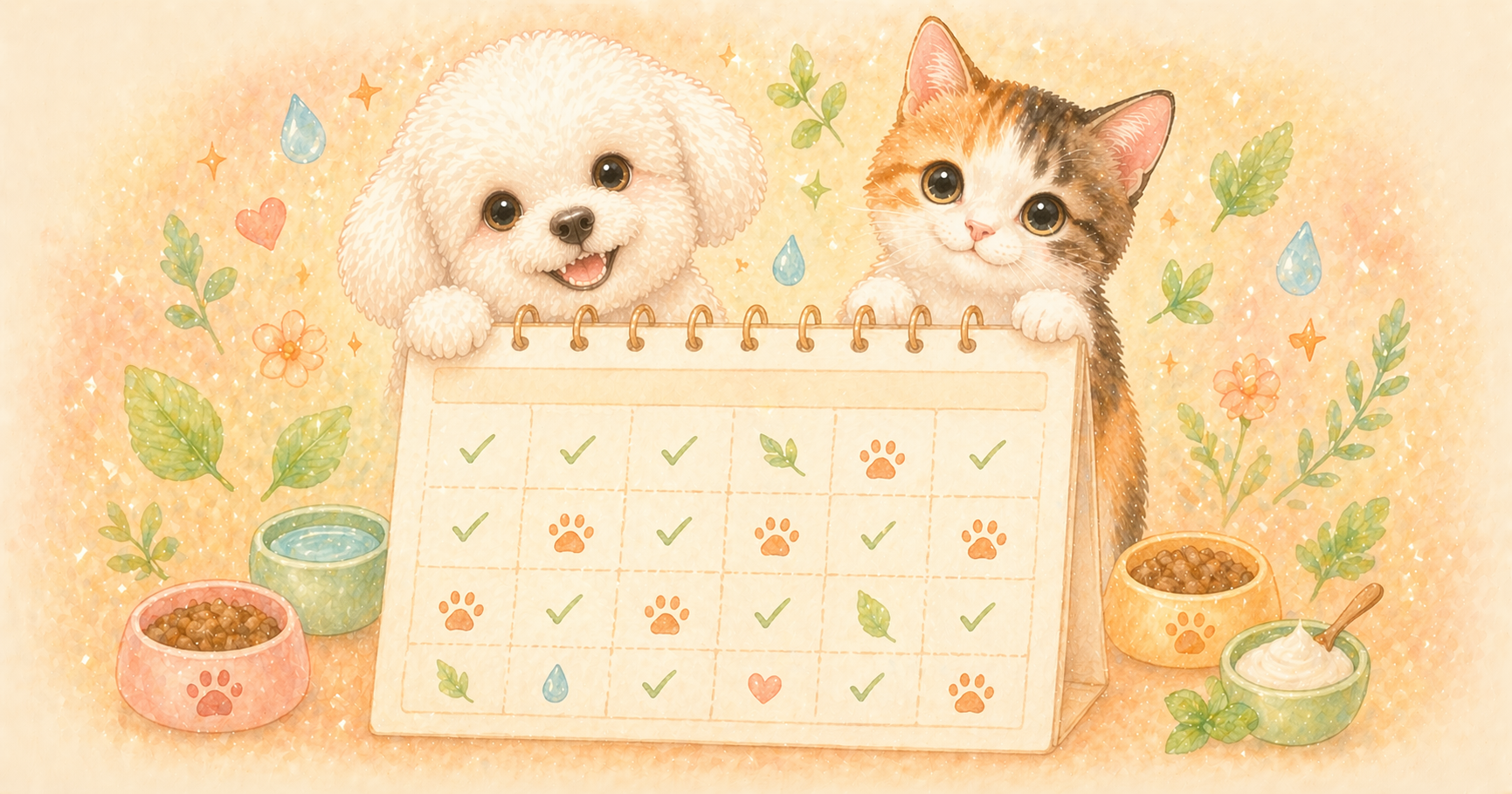犬猫の腸活を続ける習慣
