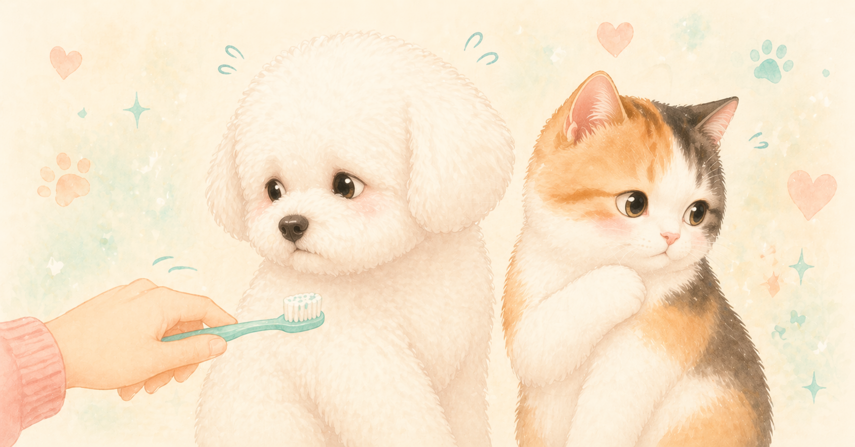 犬猫が歯磨きを嫌がるのはなぜ？