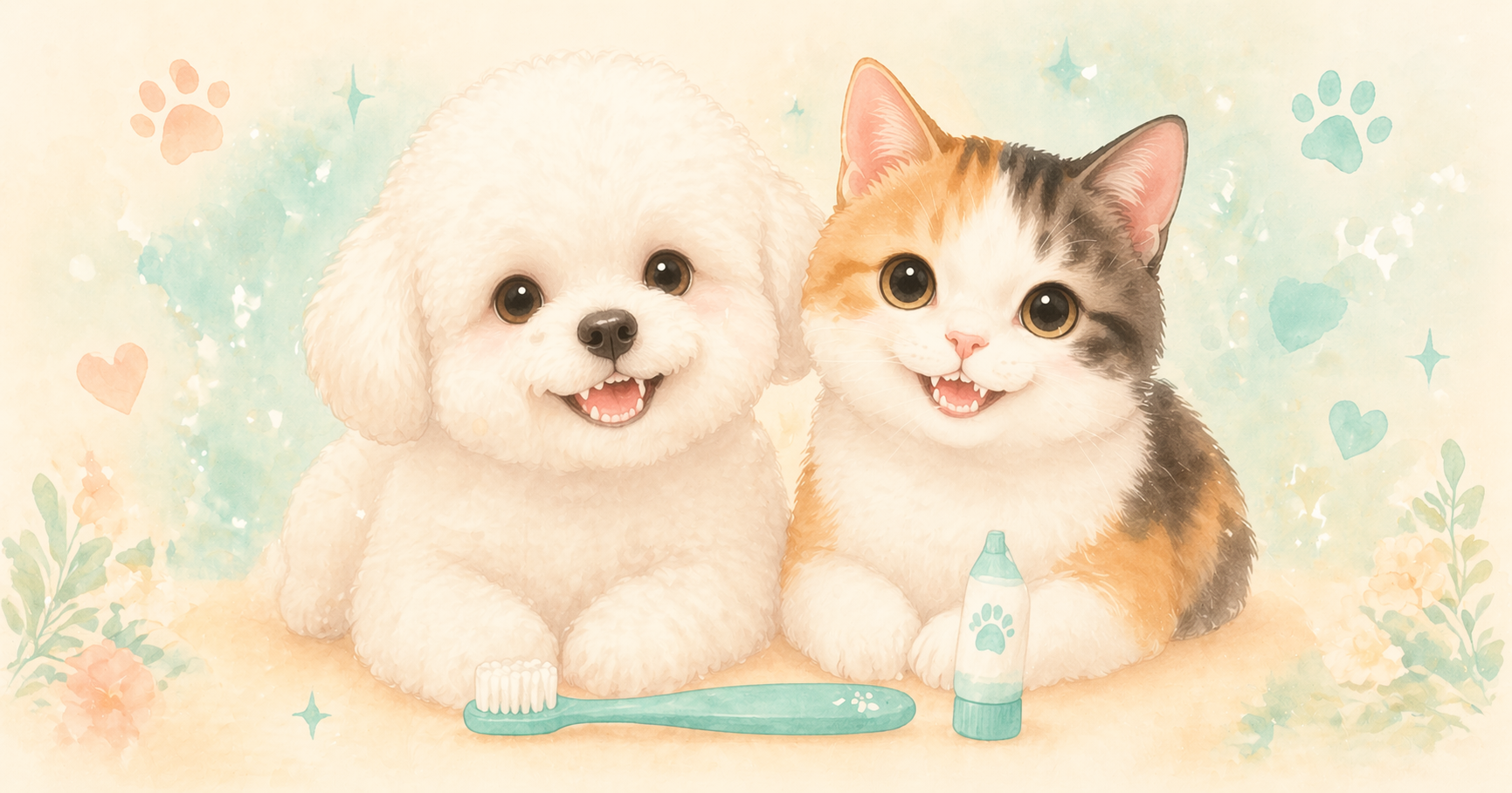 犬猫のデンタルケア対策ガイドのイメージ