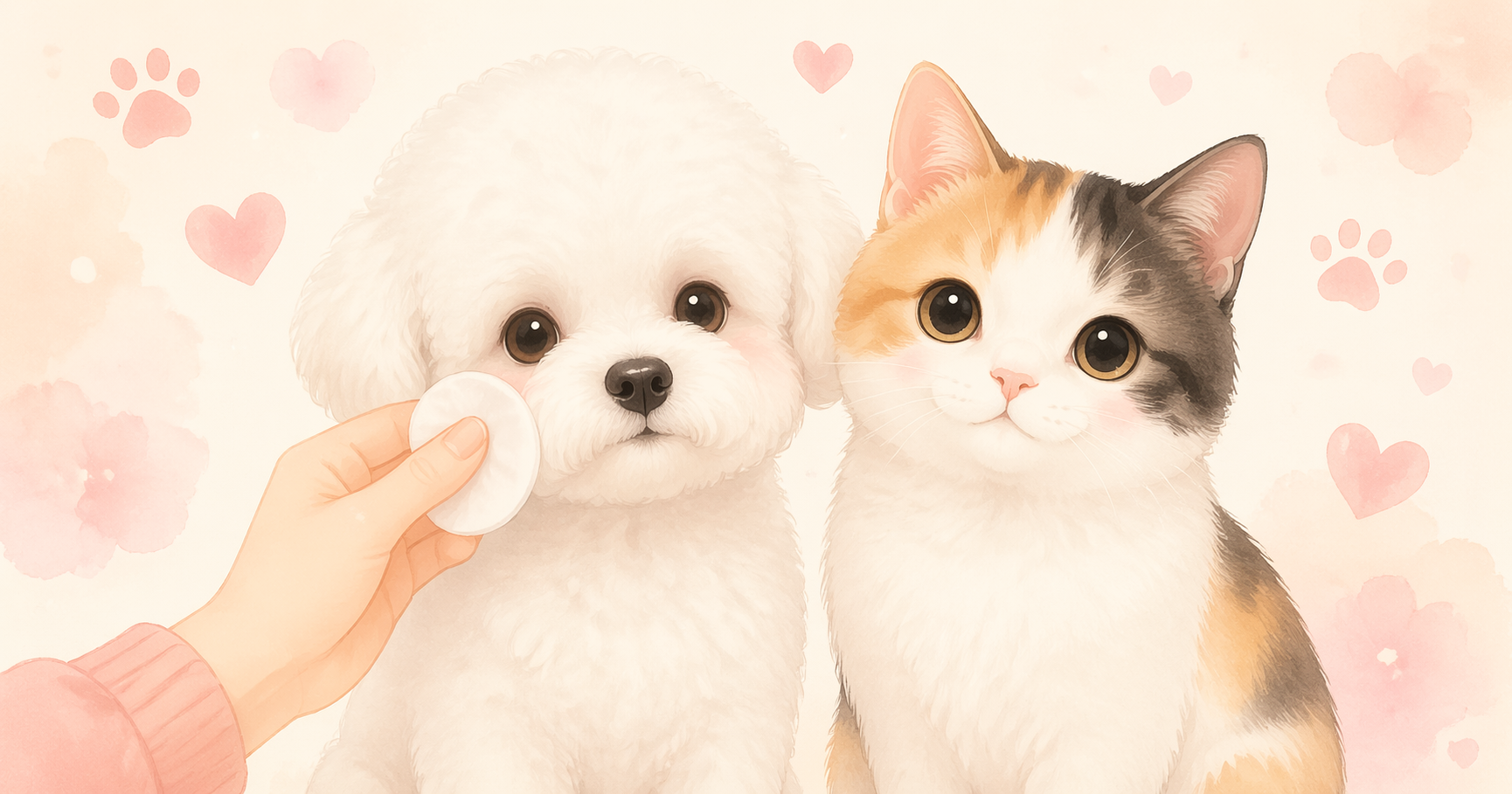 犬猫の涙やけ対策ガイドのイメージ