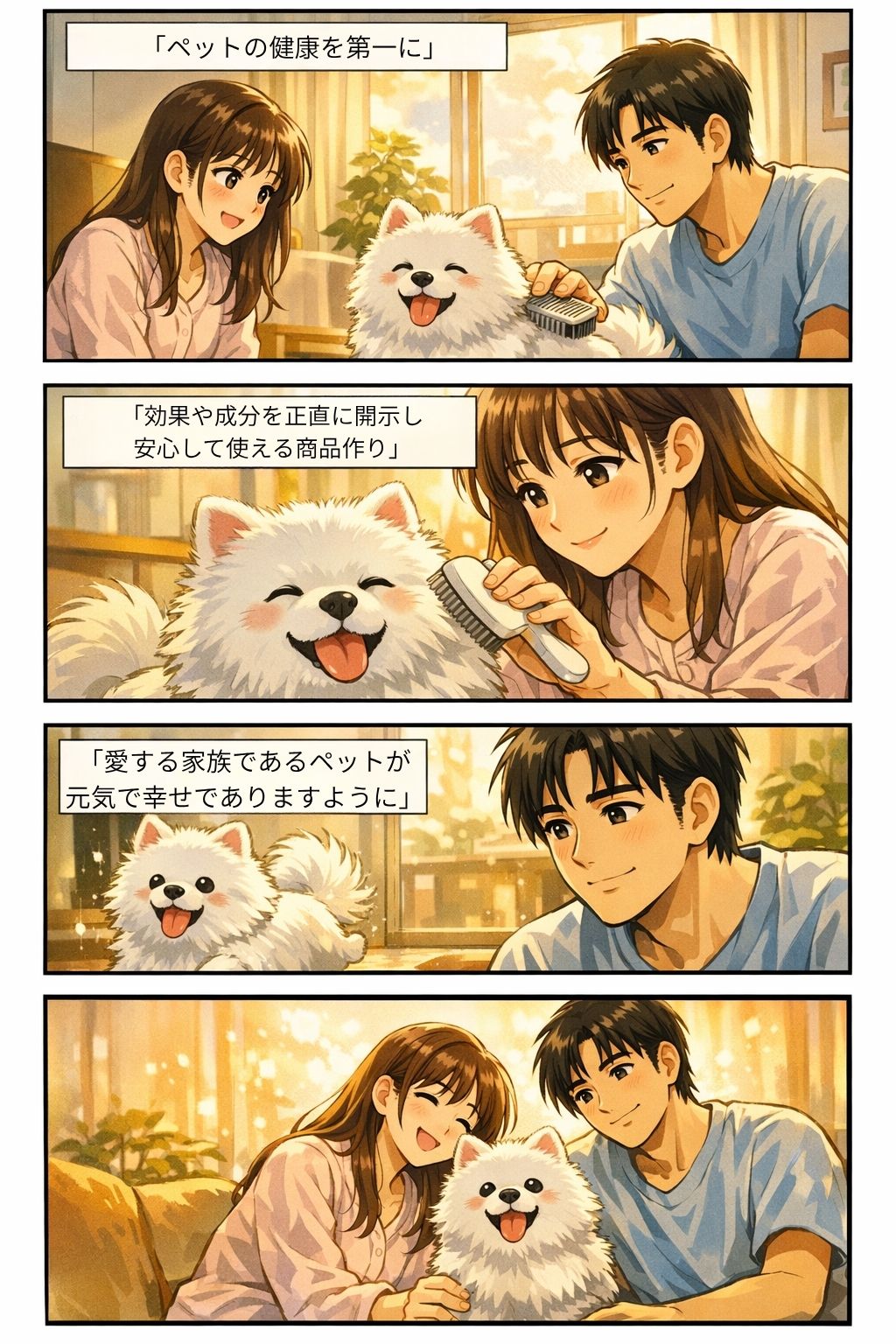 6ヶ月後、家族の笑顔